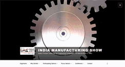 Desktop Screenshot of indiamanufacturingshow.com